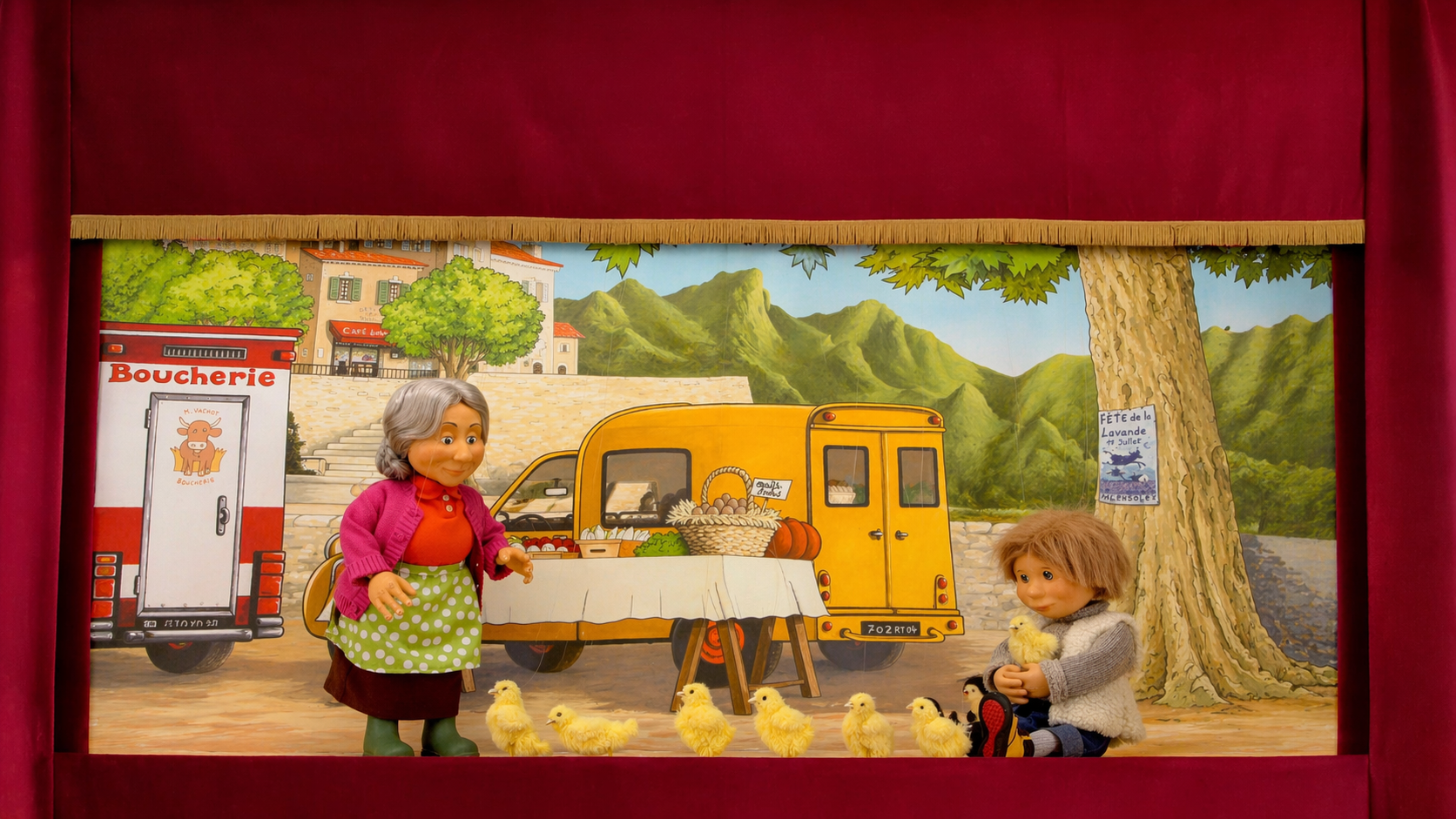 Spectacle de marionnettes à fils pour enfants – Compagnie Coline